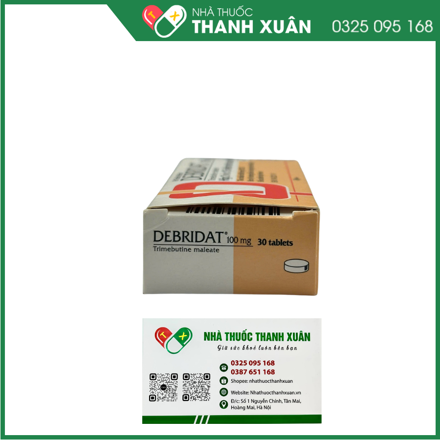 Thuốc Debridat điều trị rối loạn ống tiêu hóa